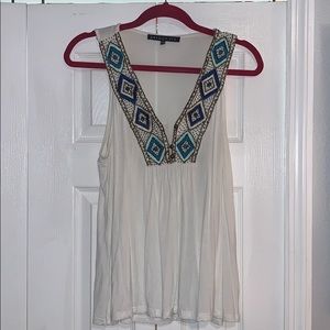 Beaded flowy top
